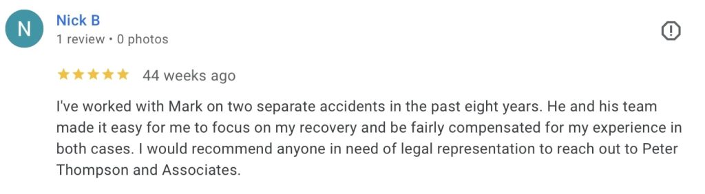 Nick B Testimonial
