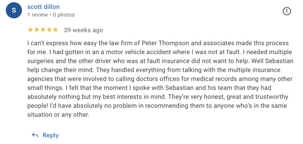 Scott Dillon Testimonial