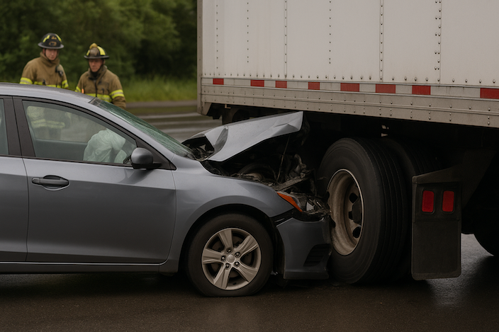 Tractor-Trailer Crash