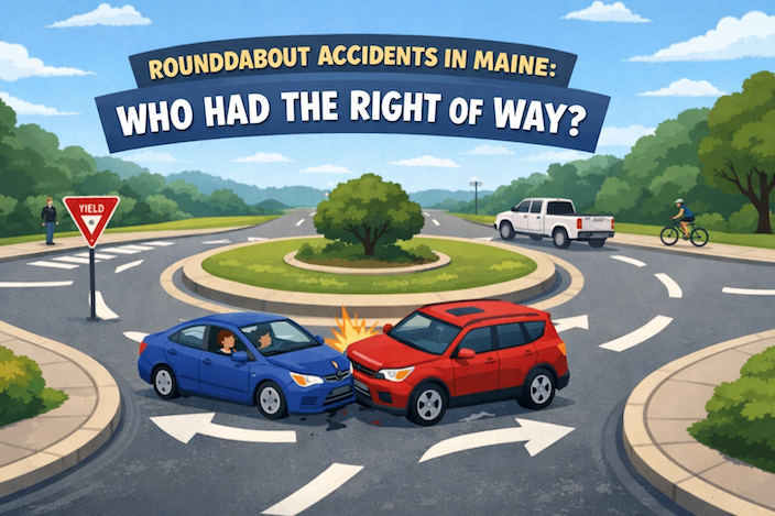 Roundabout Accidents in Maine: Who Had the Right of Way?
