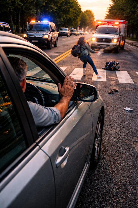 Crosswalk Tragedies: When a Helpful Driver Causes a Crash