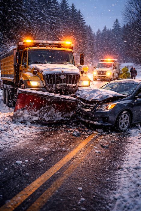 Private Plows & Sand Trucks: When Winter Creates the Hazard